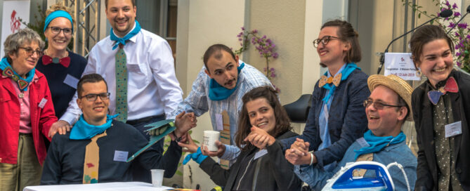 Inauguration de la Maison bleue