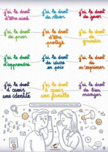 Affiche des droits de l'enfant