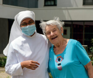 Une soeur et une résidente