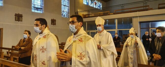 installation nouveau prêtre mission maronite de Nantes