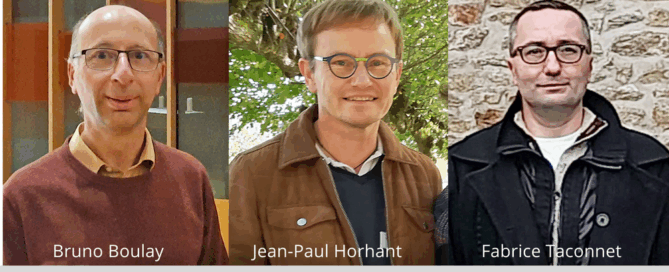 trois futurs diacres permanents