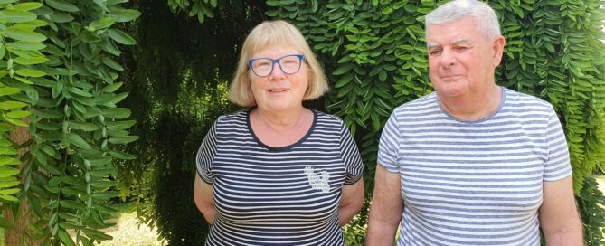 Francis Gouban et son épouse