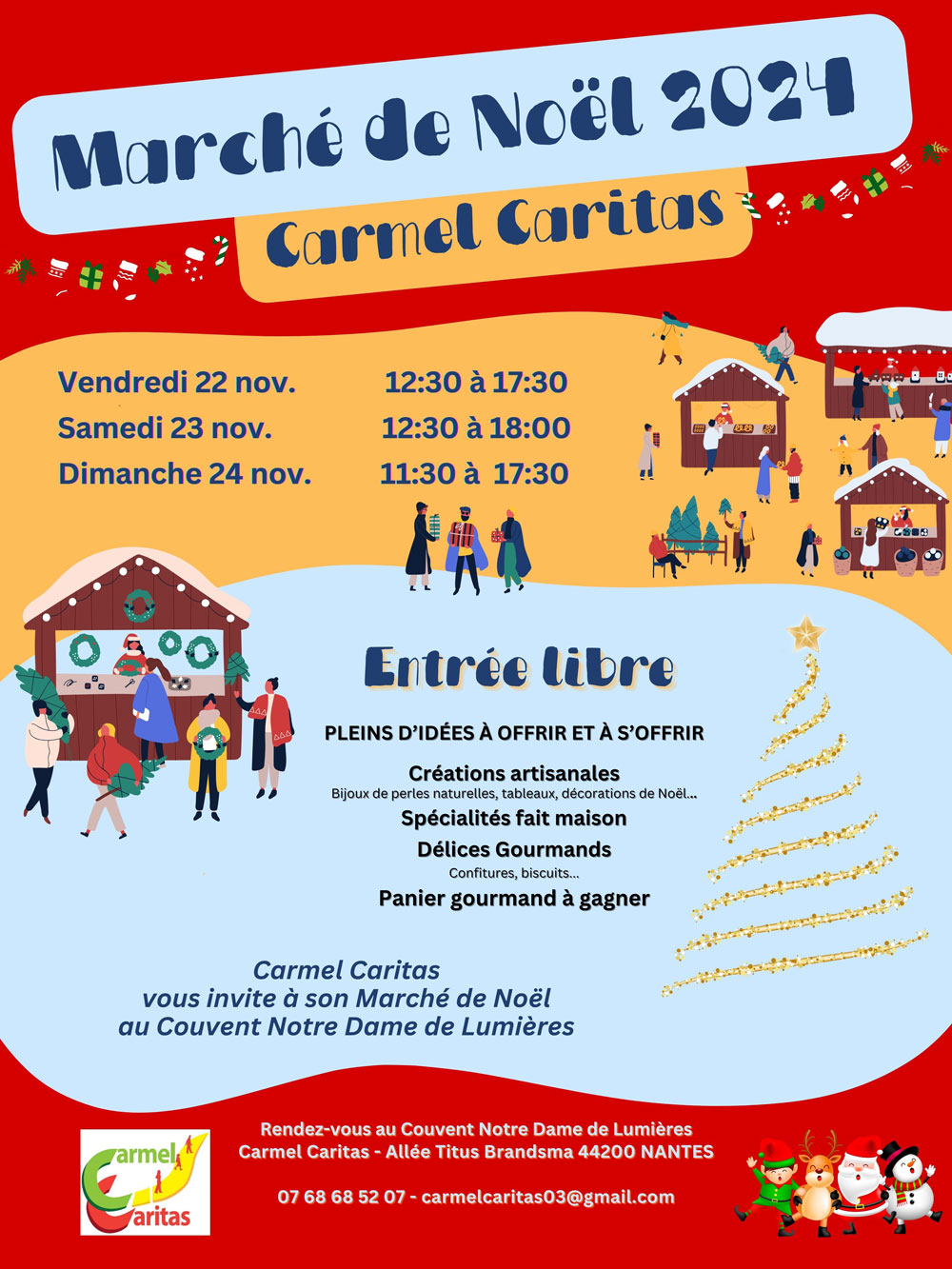 Carmel-Caritas_20241122-24_marche-de-Noel_affiche